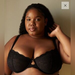 Savage X Fenty Floral Lace Unlined Bra 44G